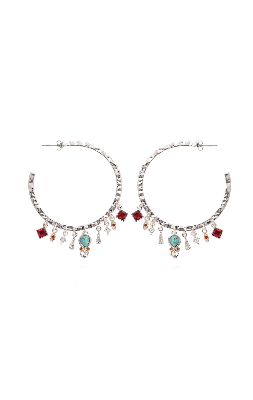  Boucles D'oreilles Abril Argenté