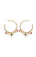  Boucles D'oreilles Abril Doré