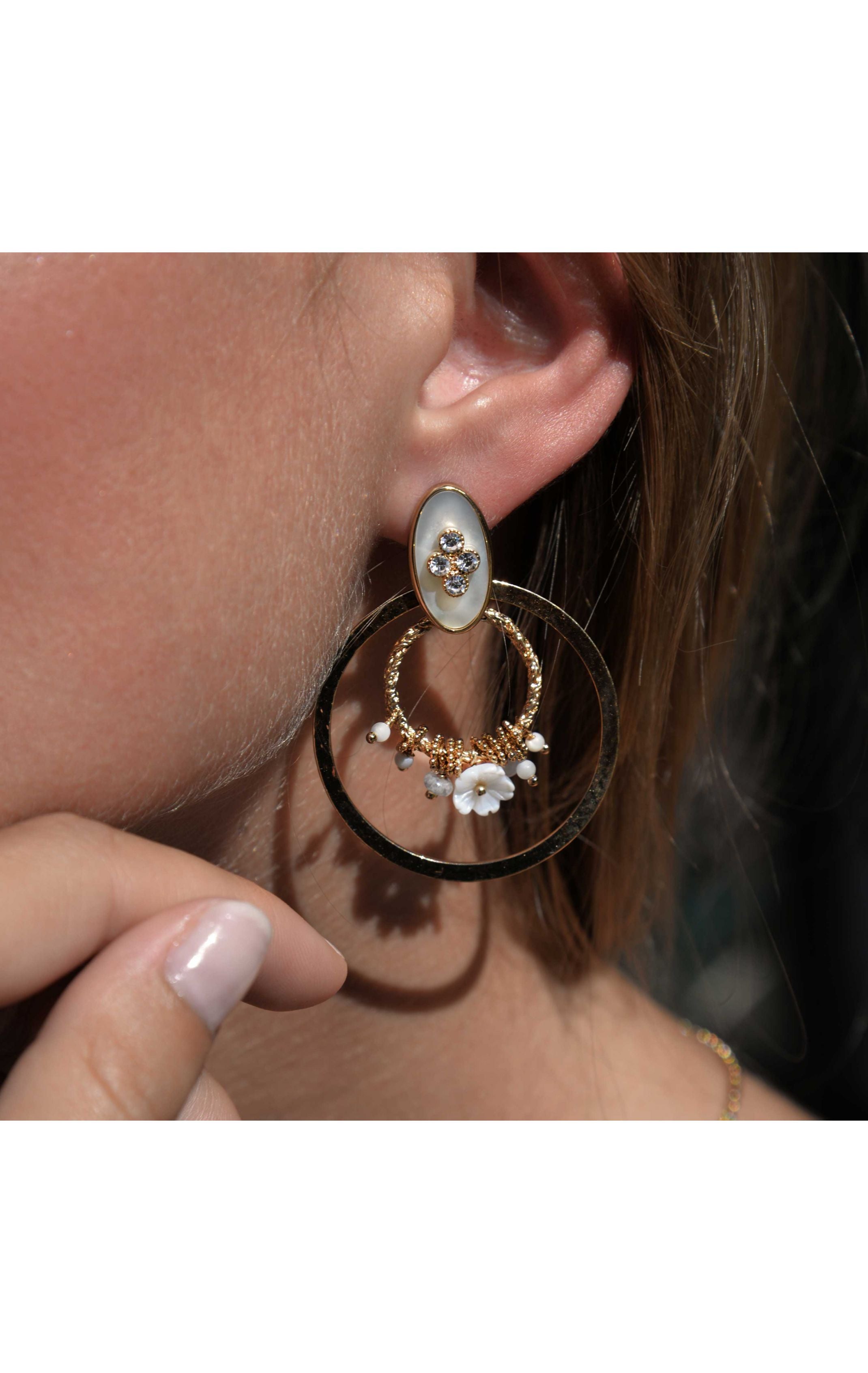  Boucles D'oreilles Aldabra