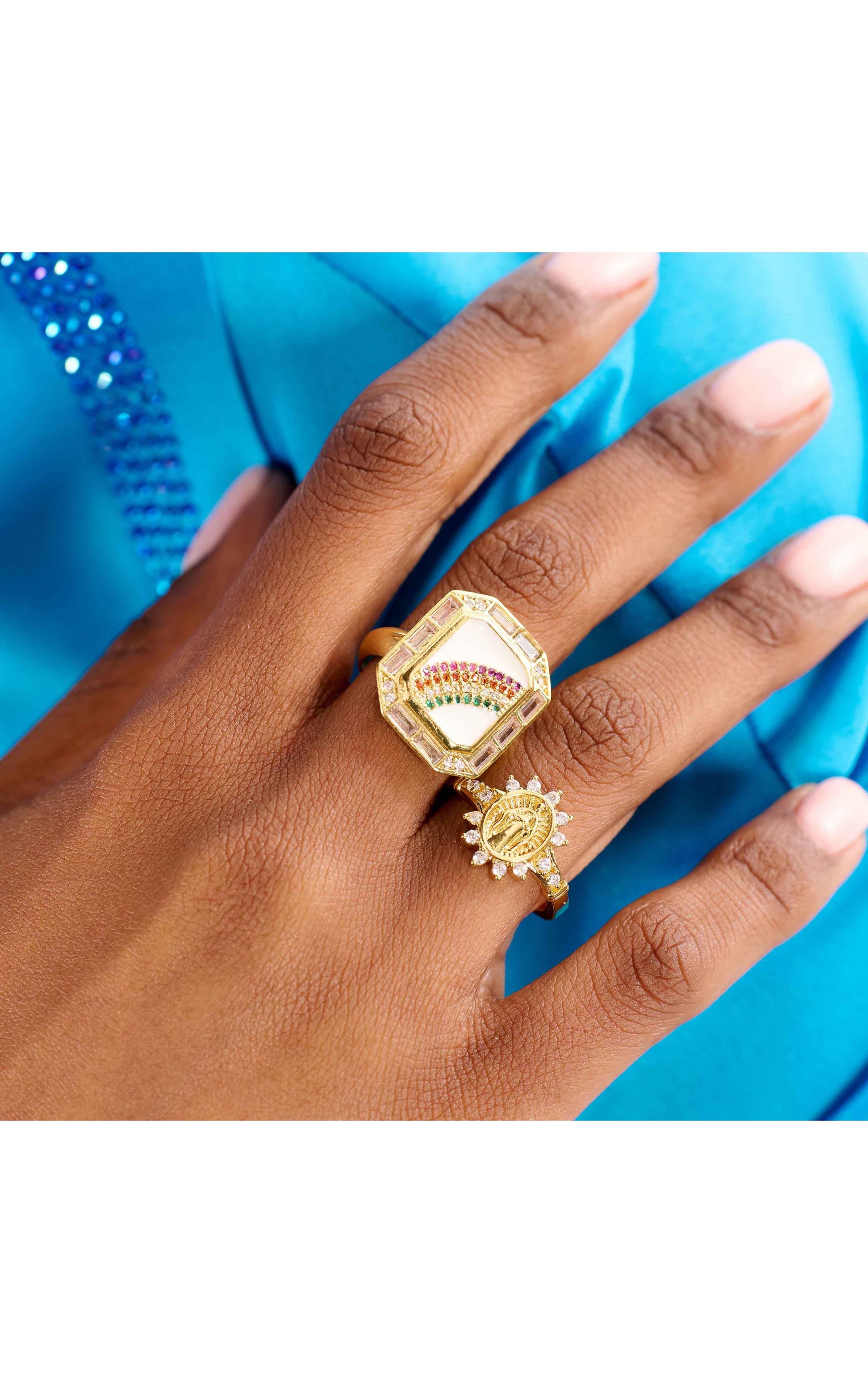  Bague Bruna Blanc