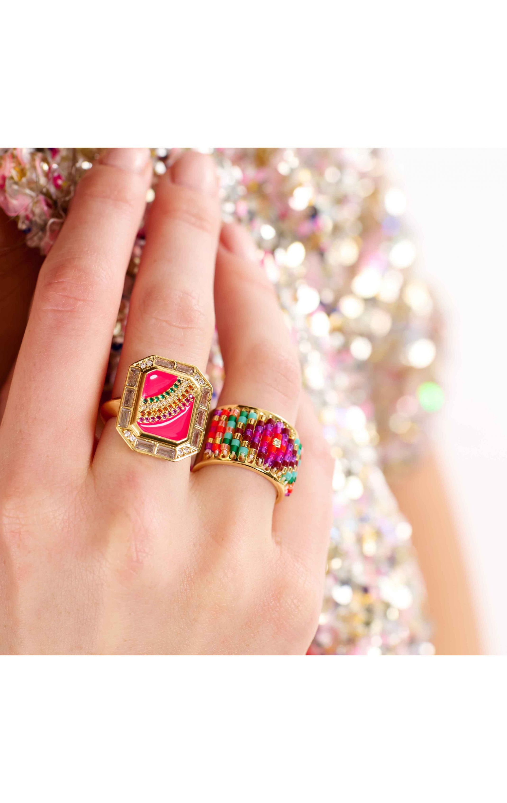  Bague Bruna Rose