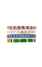 Bracelet Caraibos Lilas