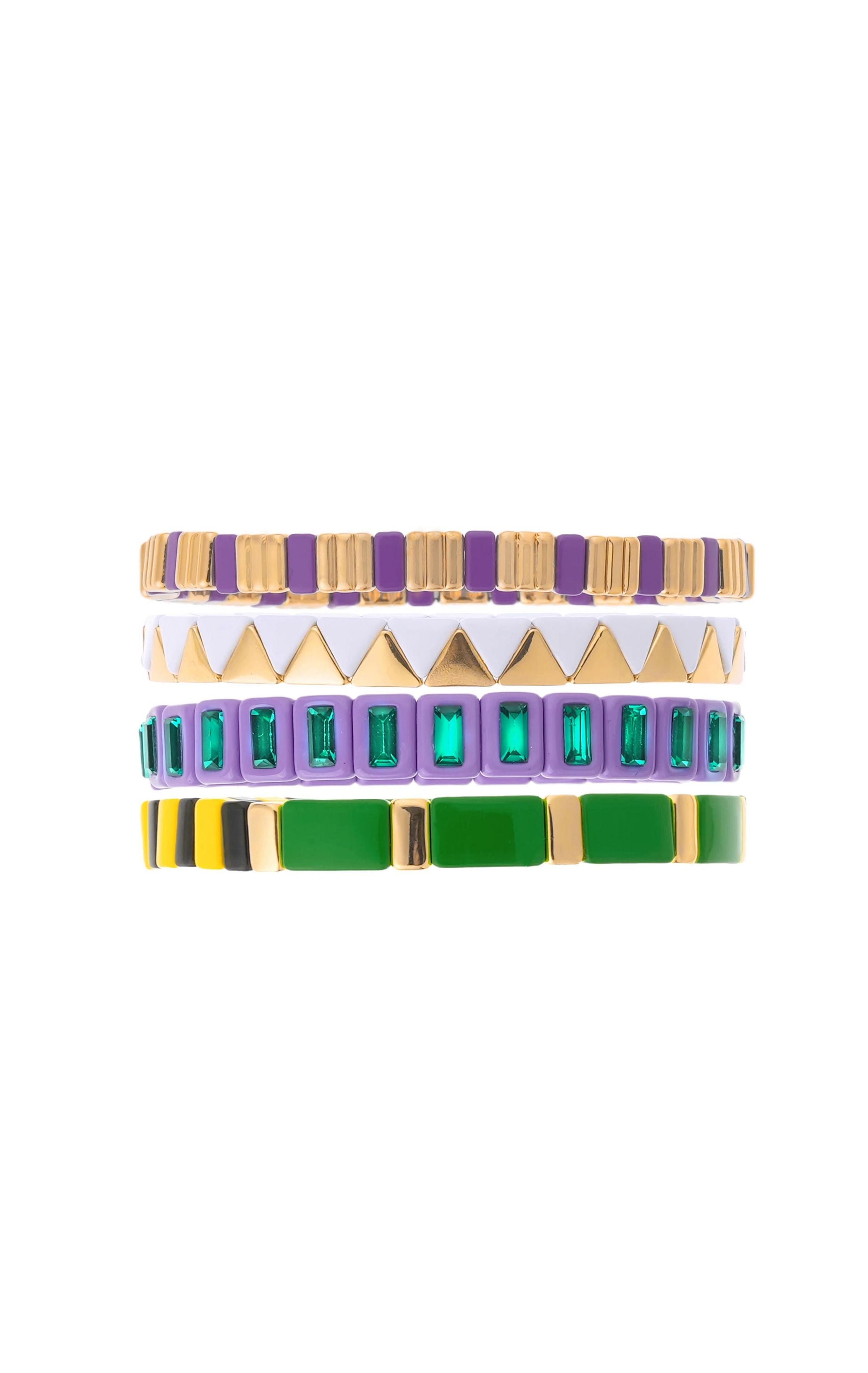  Bracelet Caraibos Lilas