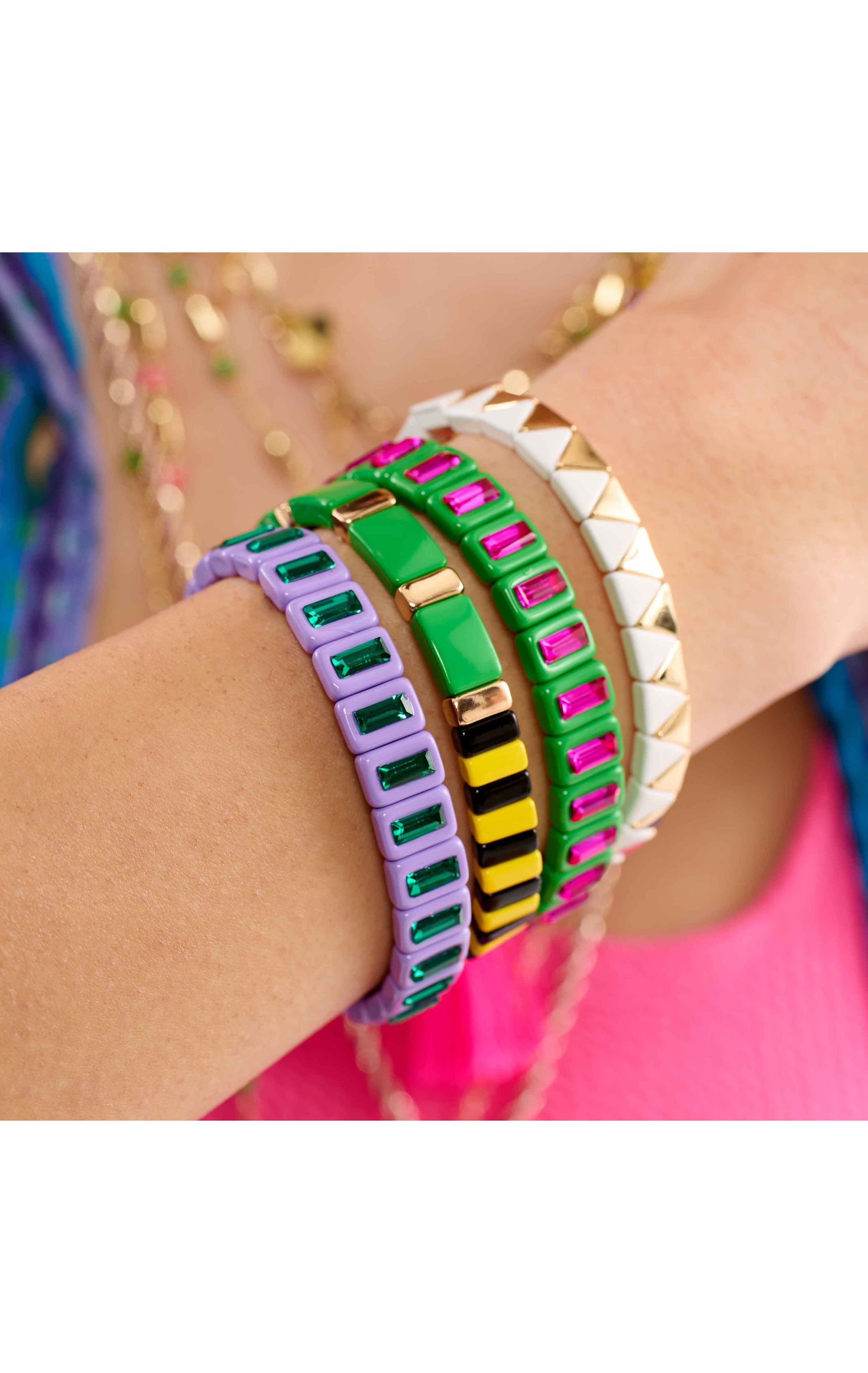  Bracelet Caraibos Lilas