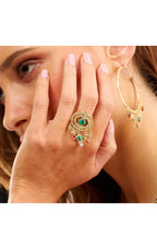  Bague Carnabal Doré