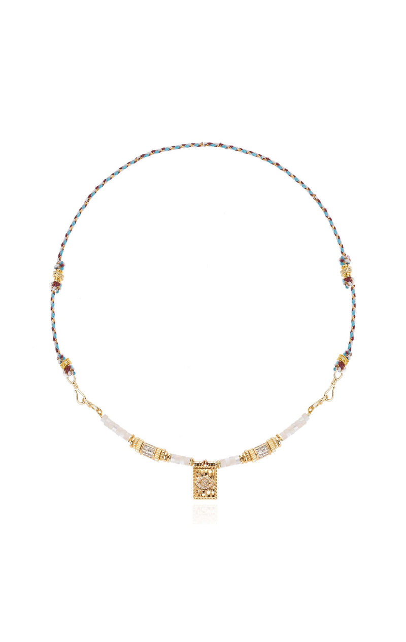  Collier Chamane Blanc