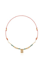  Collier Chamane Vert