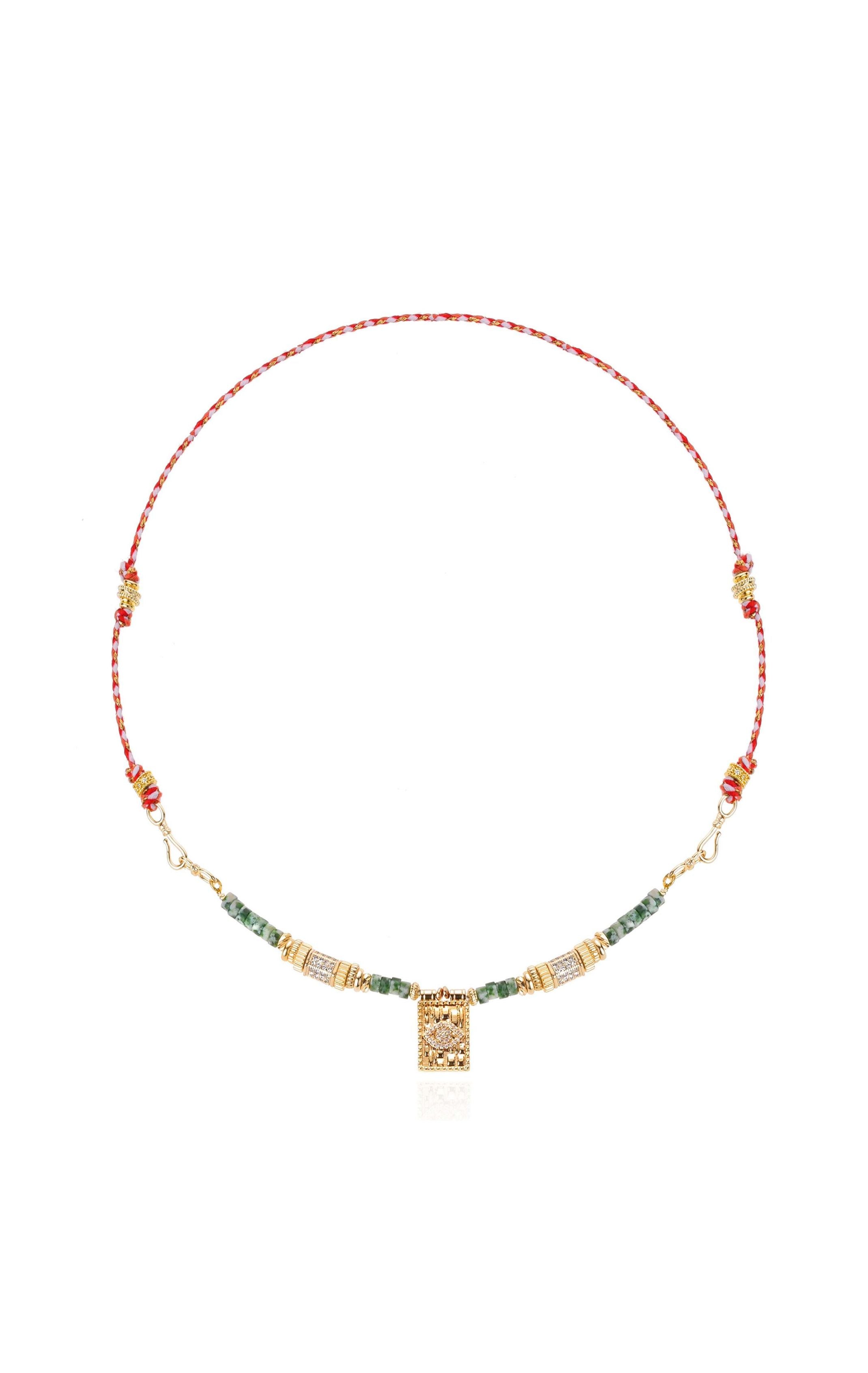  Collier Chamane Vert