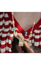  Collier Chamane Vert