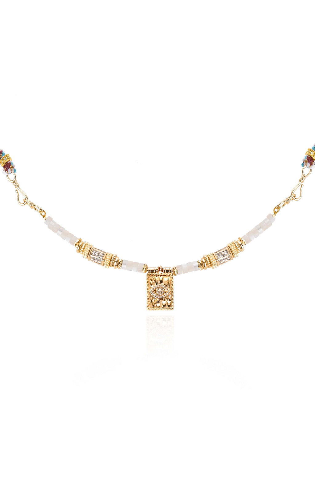  Collier Chamane Blanc