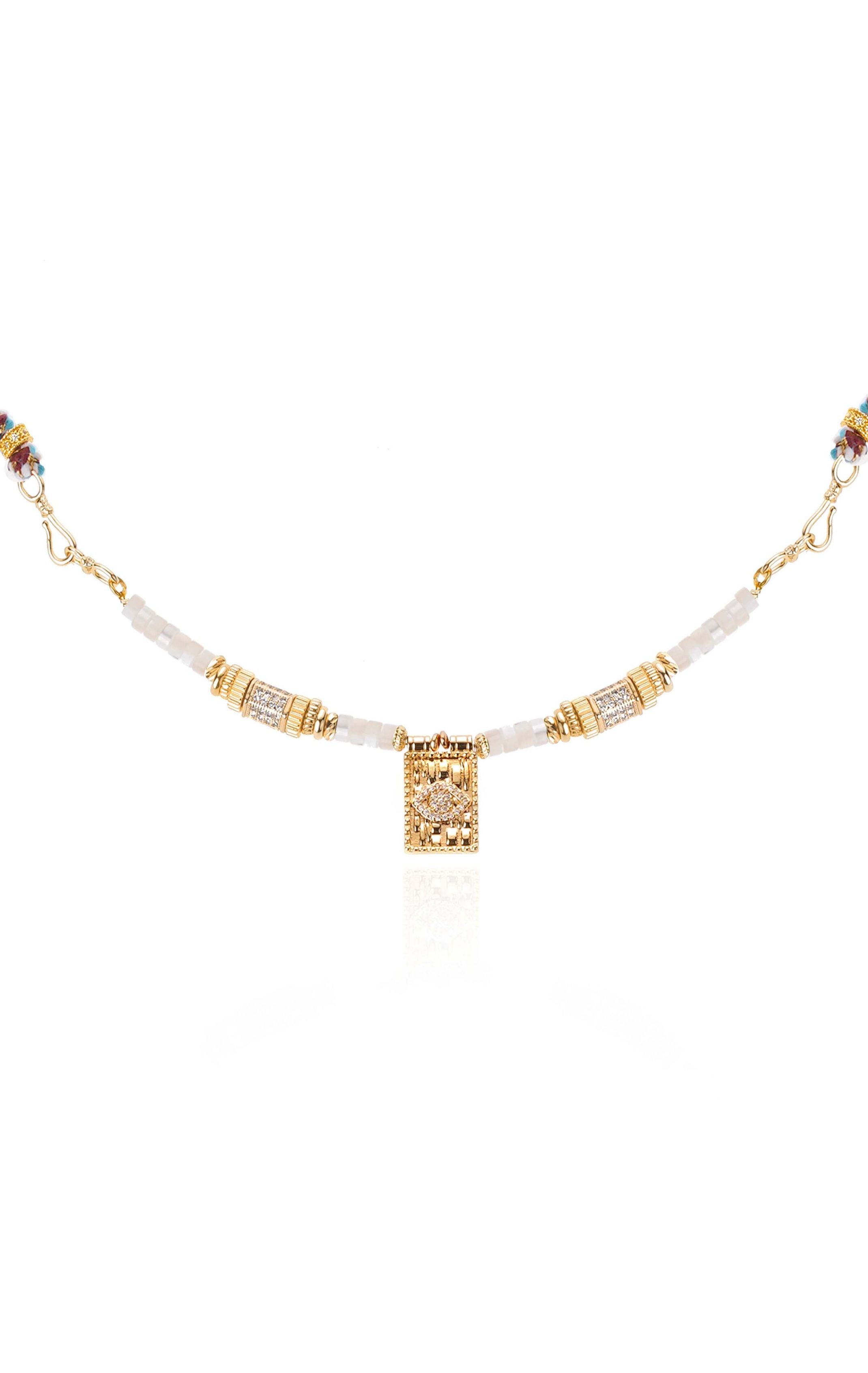  Collier Chamane Blanc