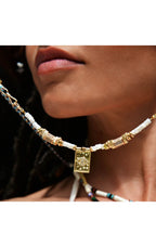  Collier Chamane Blanc
