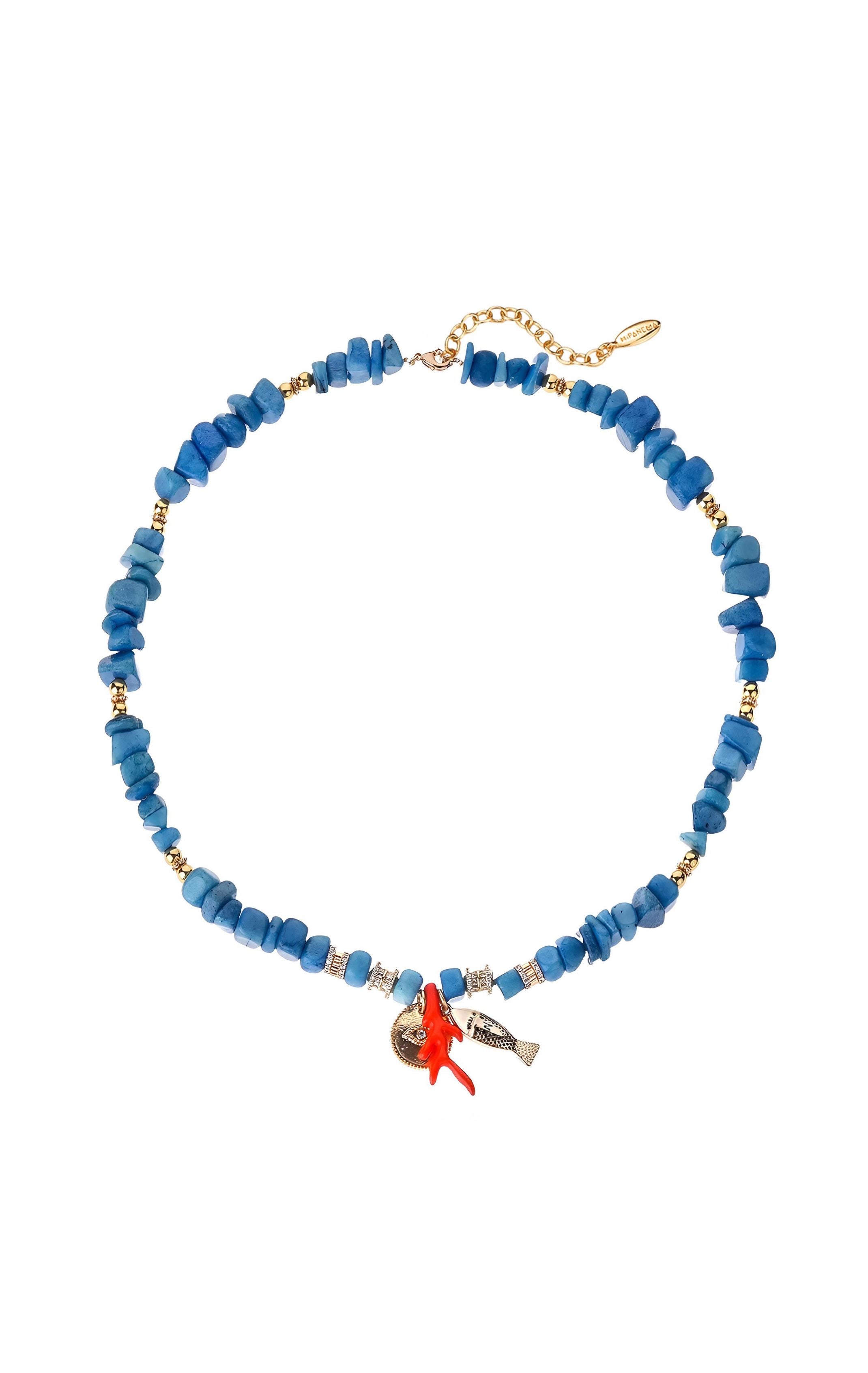  Collier Claude Bleu