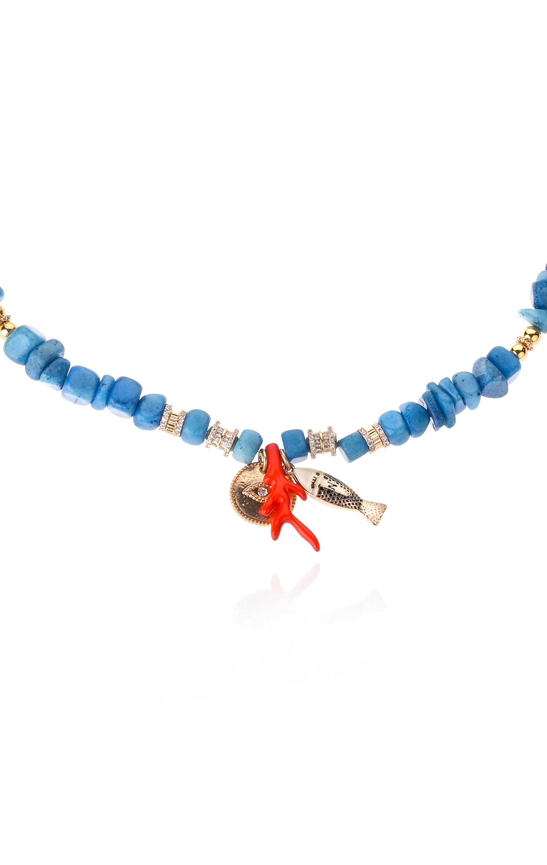  Collier Claude Bleu