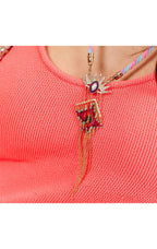  Collier Colombo Multicolore