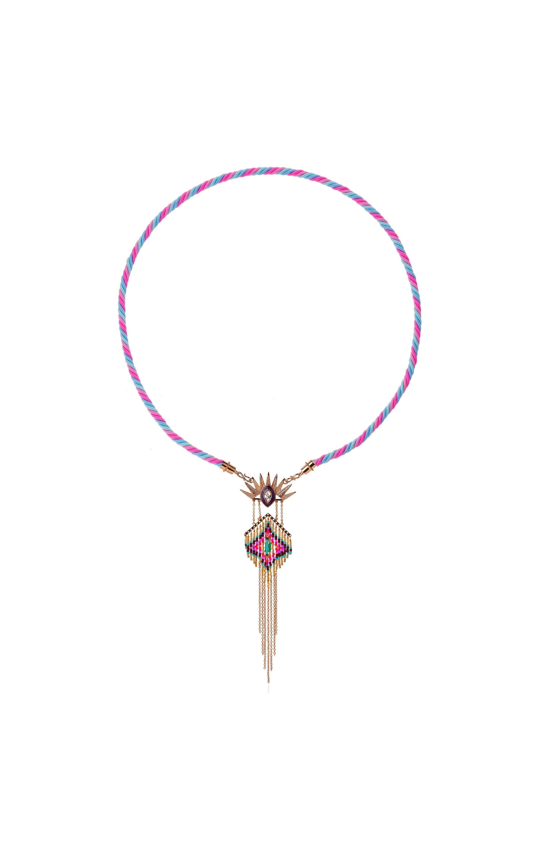  Collier Colombo Multicolore