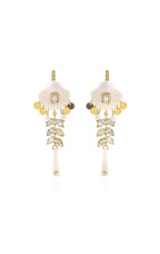  Boucles D'oreilles Coralie Blanc