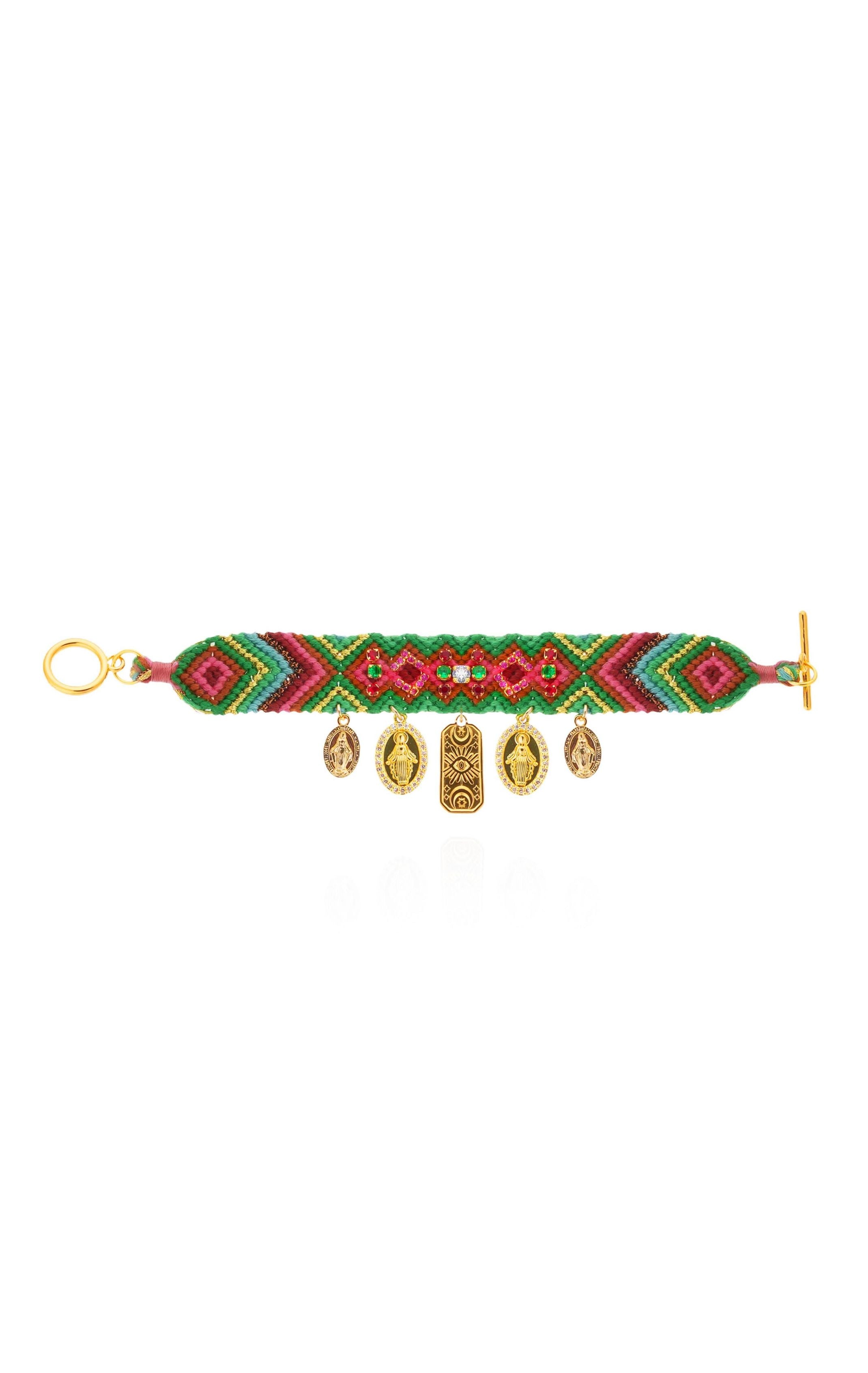  Bracelet Cruzes Vert