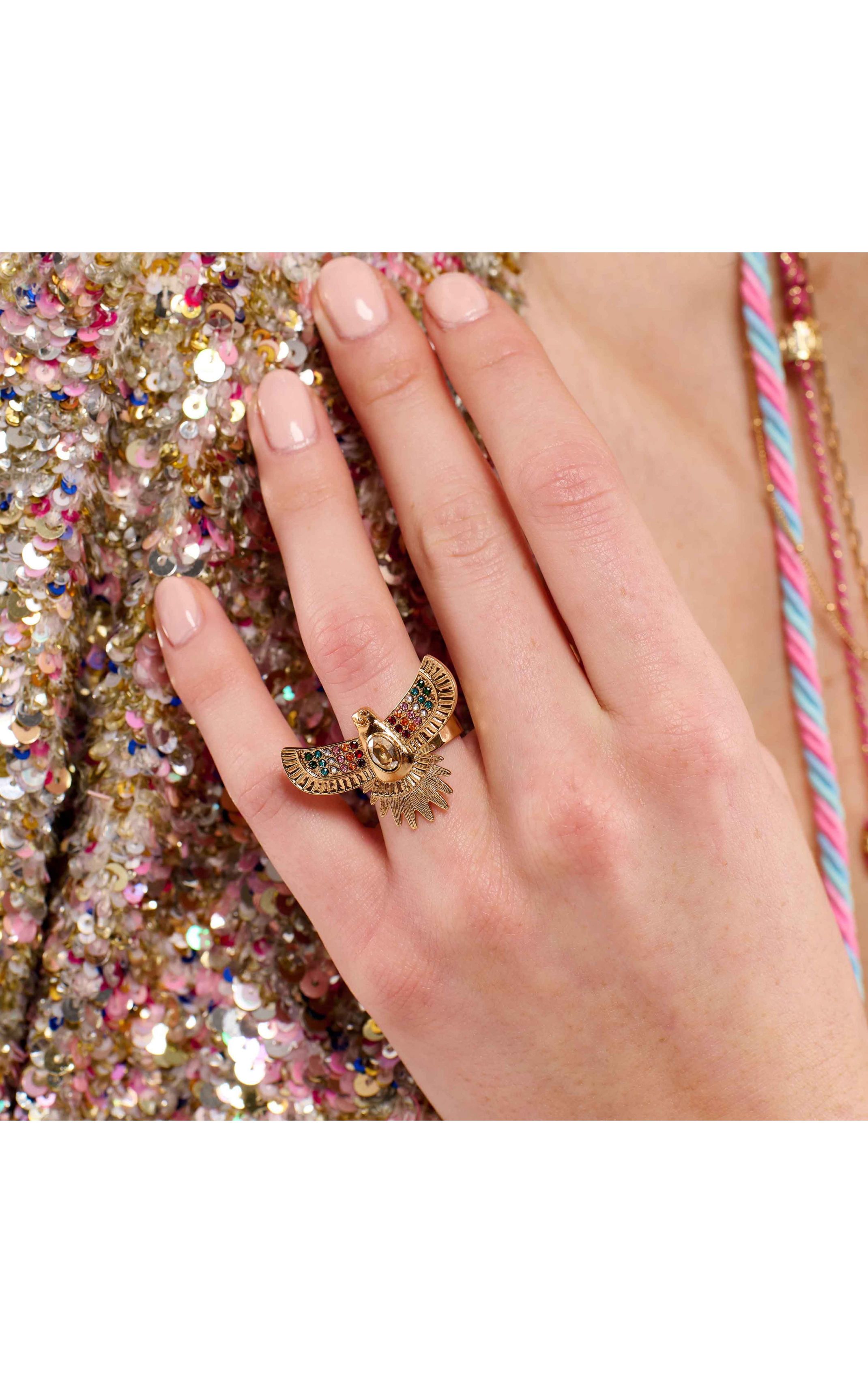  Bague Curiba Multicolore