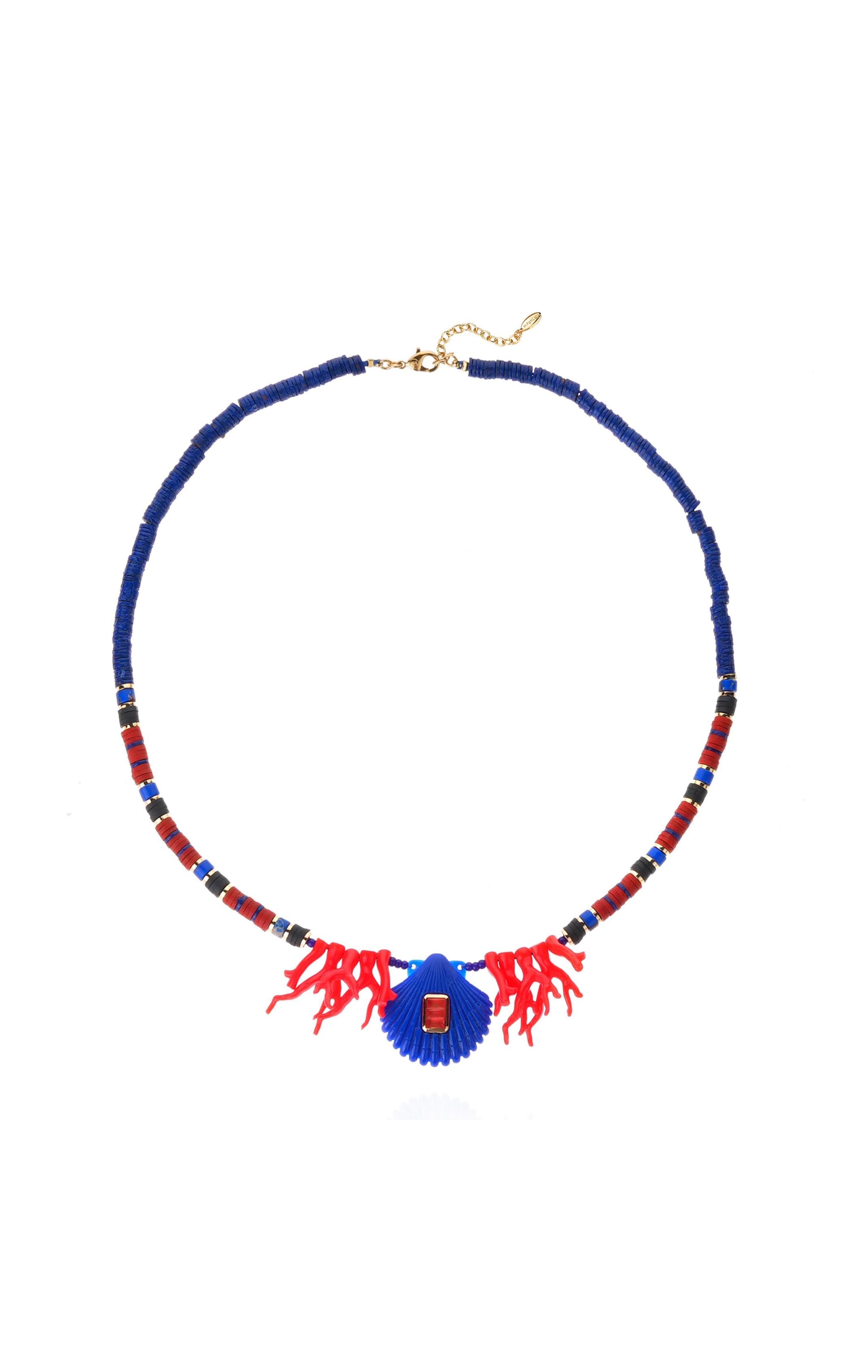  Collier Dorie Bleu Indigo
