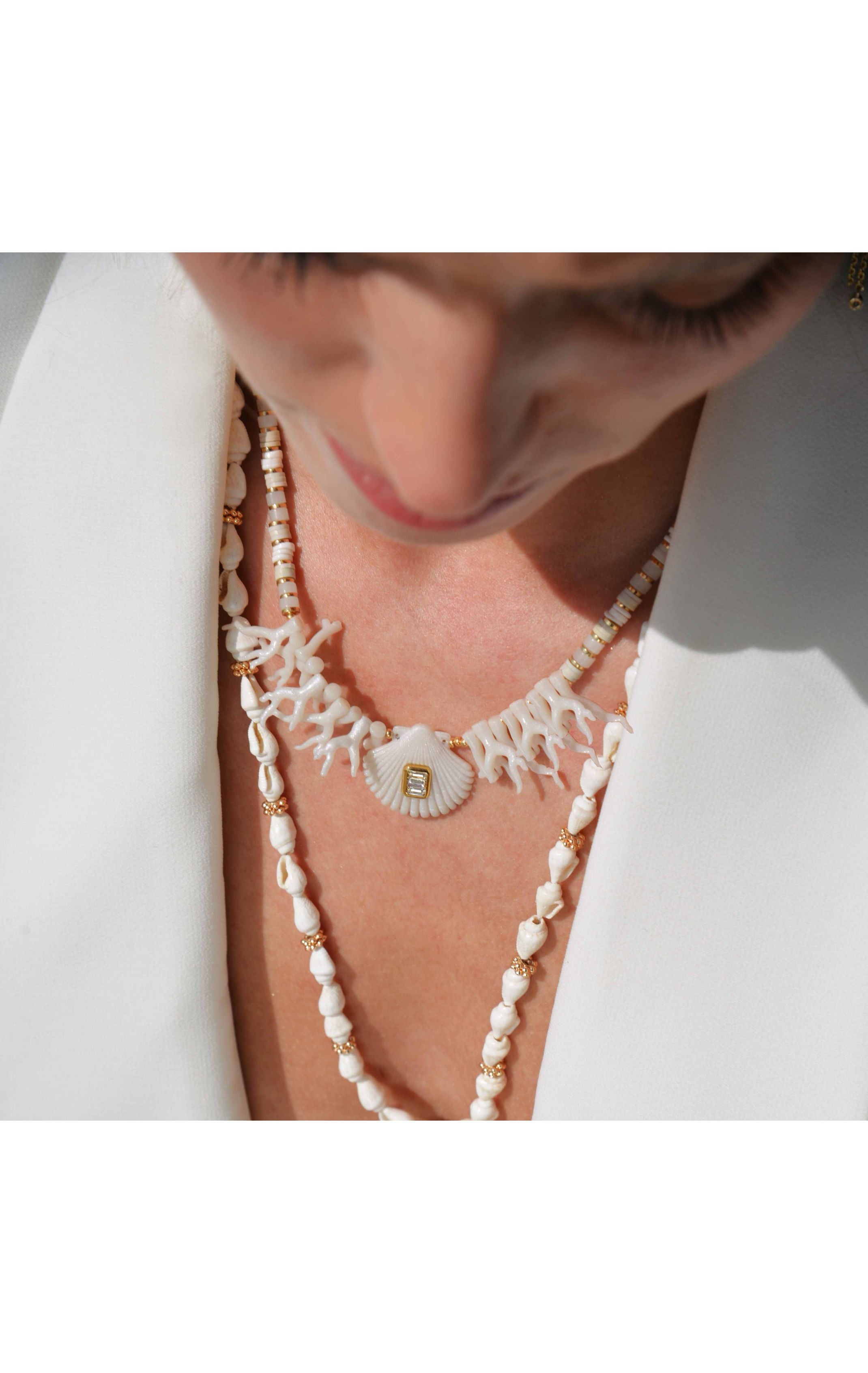  Collier Dorie Blanc