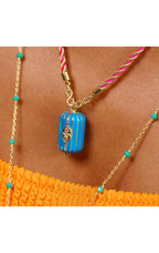  Collier Felice Bleu