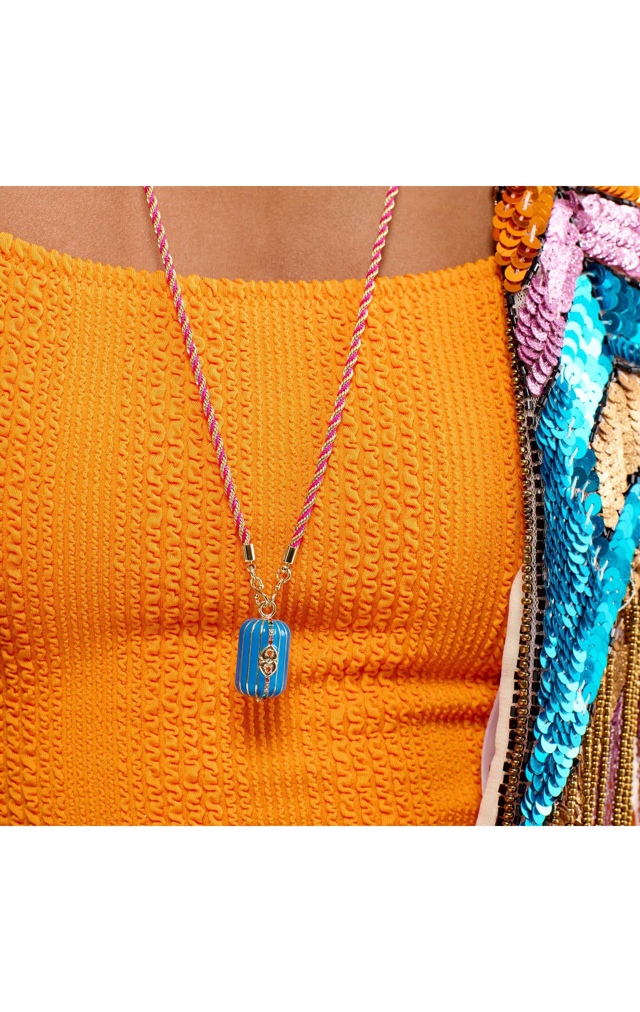  Collier Felice Bleu