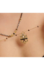  Collier Heartbeat Noir