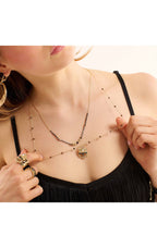  Collier Heartbeat Noir