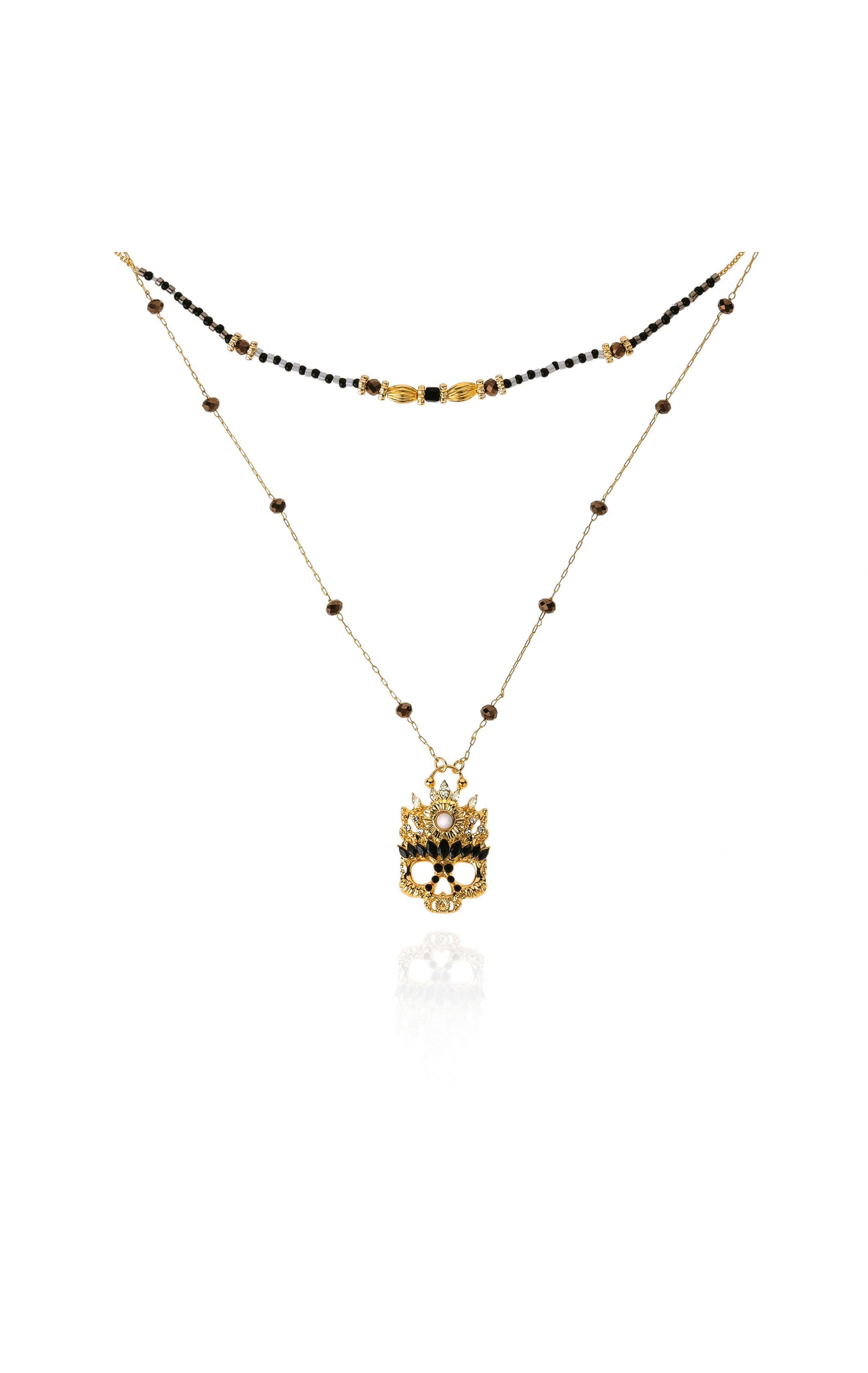  Collier Heartbeat Noir