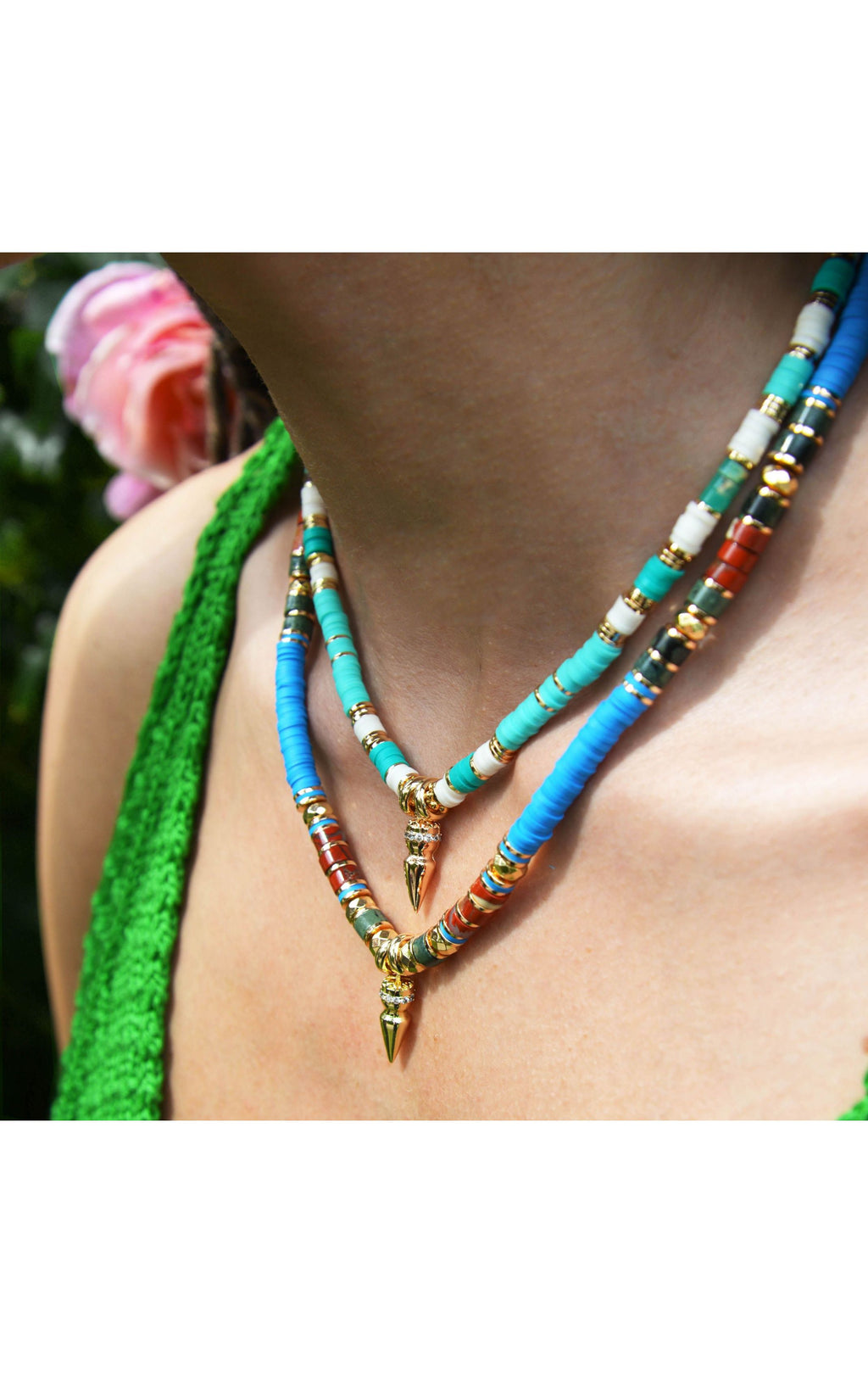  Collier Jaipur Bleu