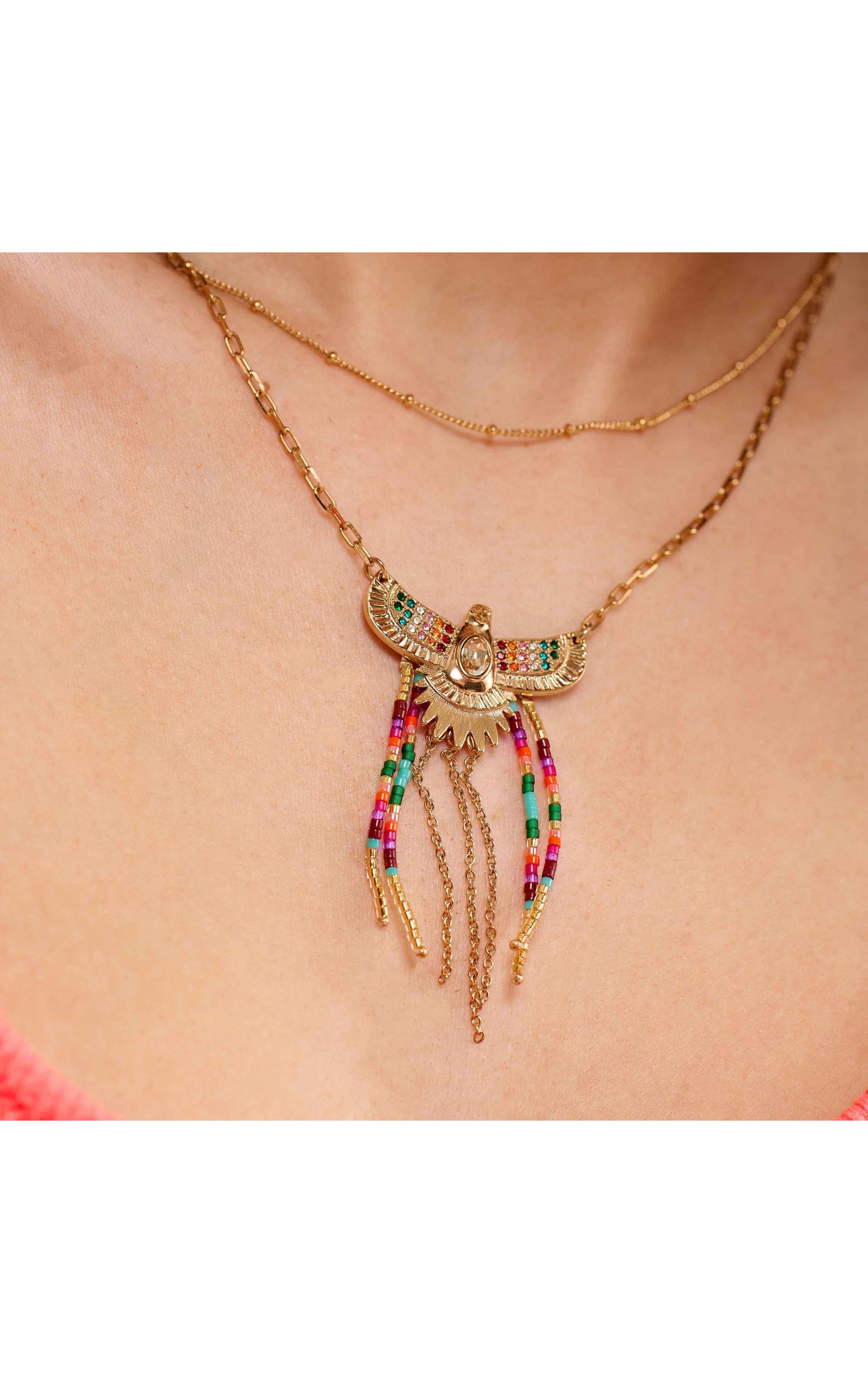  Collier Joao Multicolore