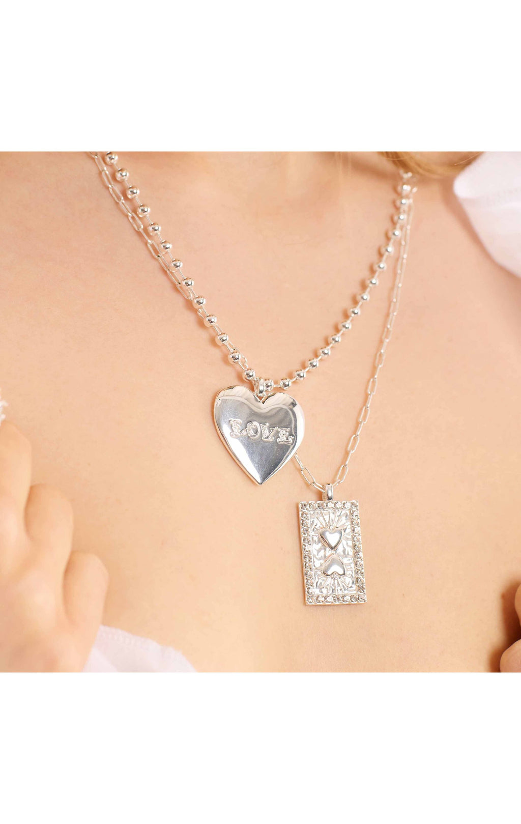  Collier Loveme Argenté