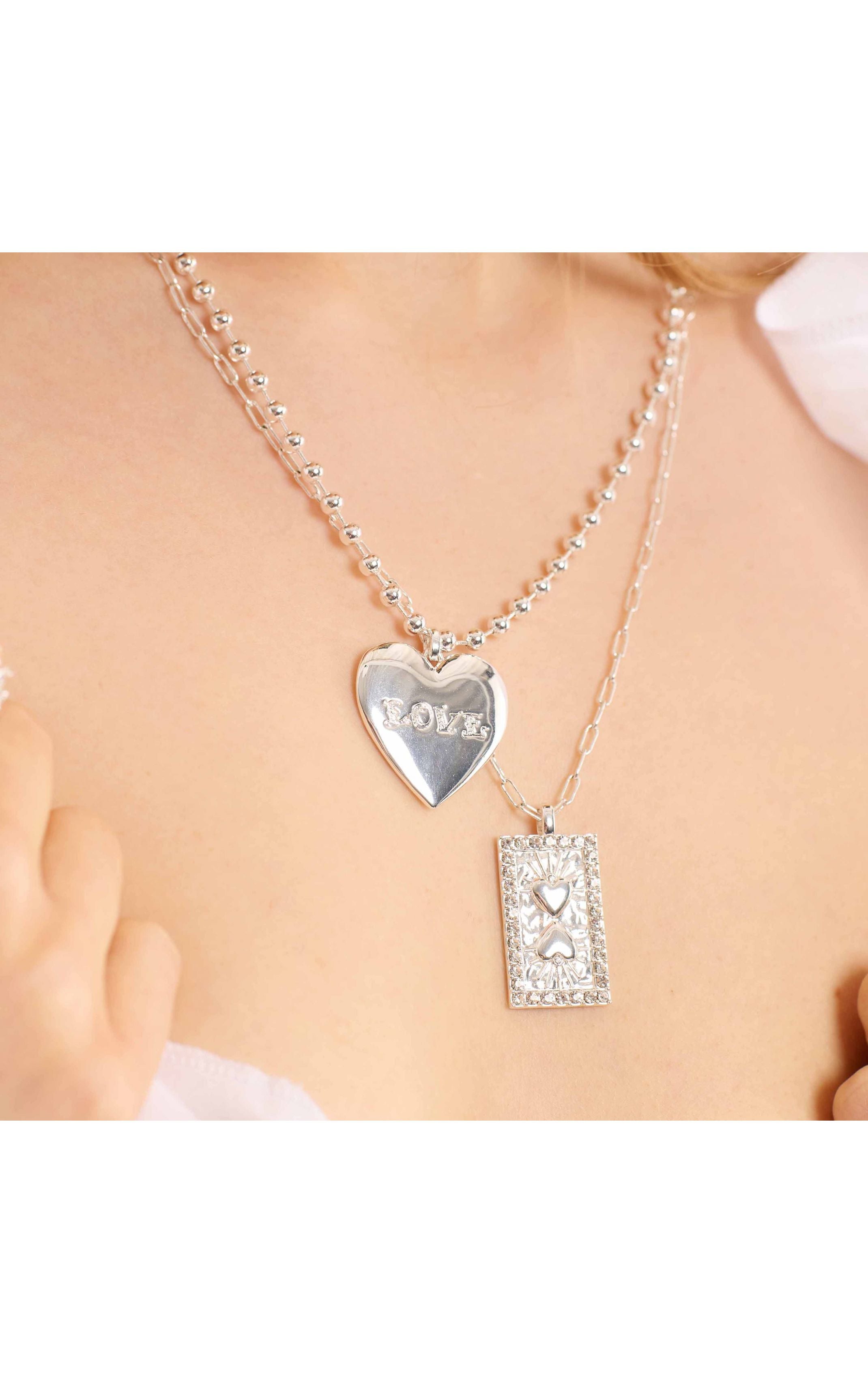  Collier Loveme Argenté