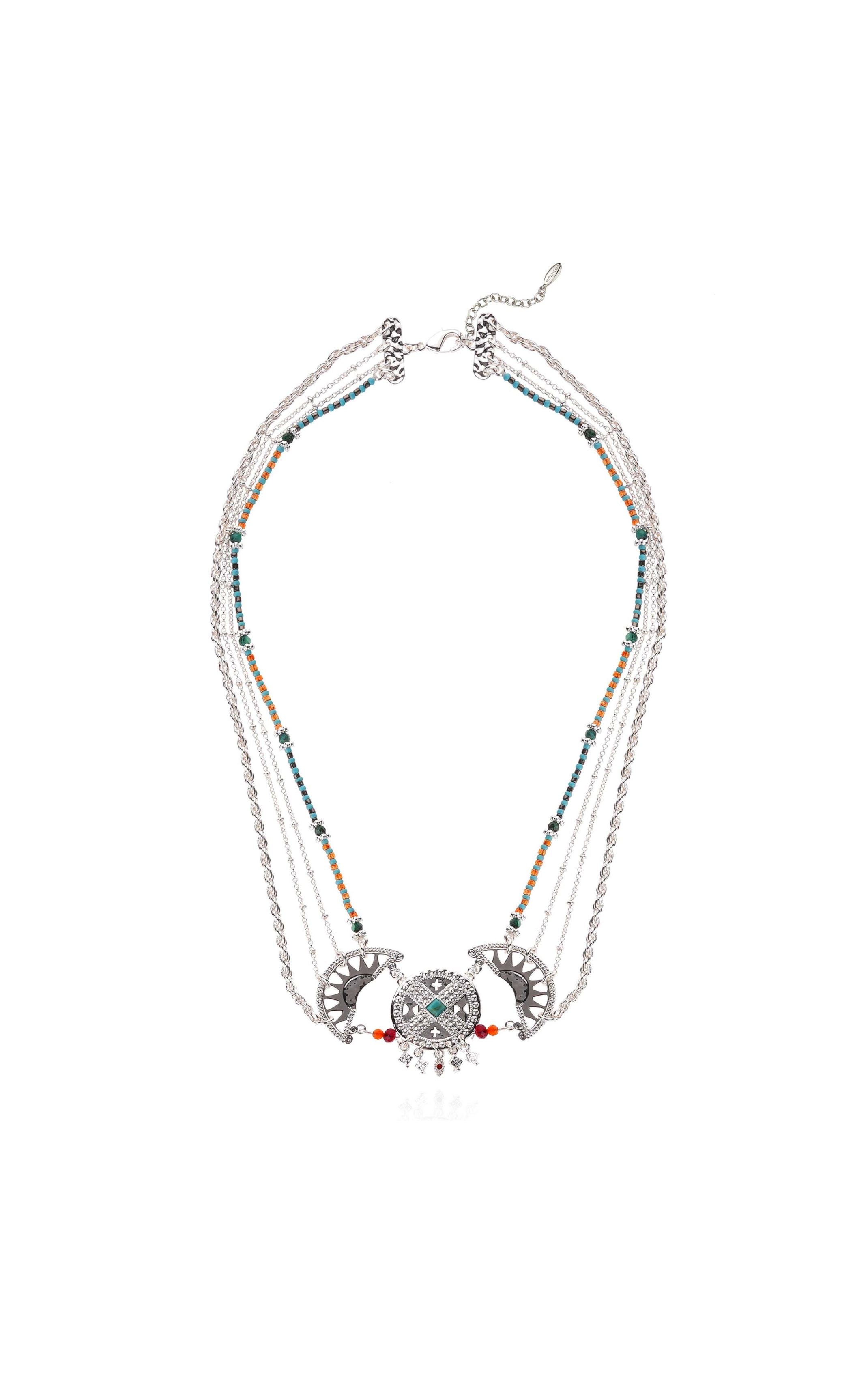  Collier Maraja Argenté
