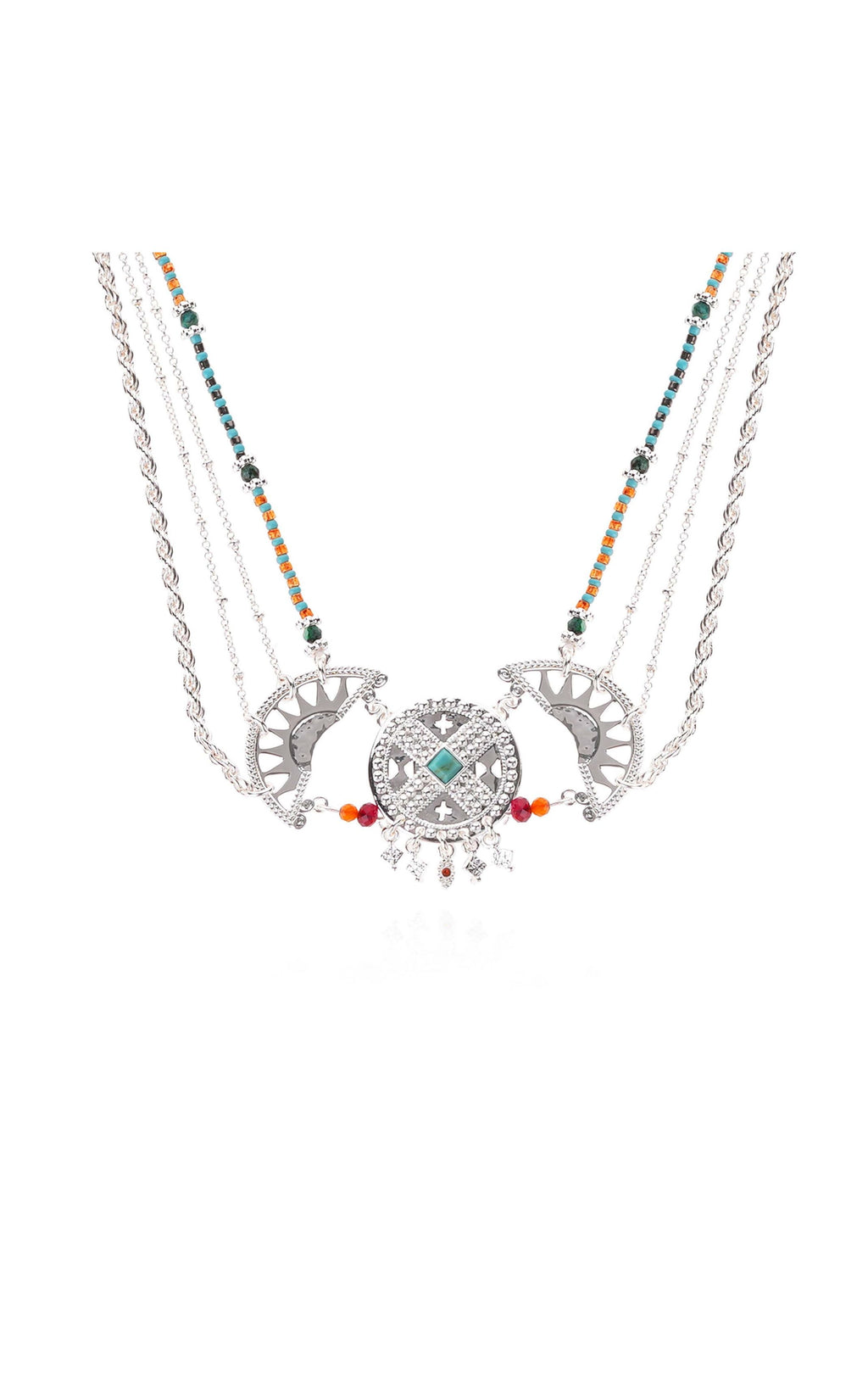  Collier Maraja Argenté