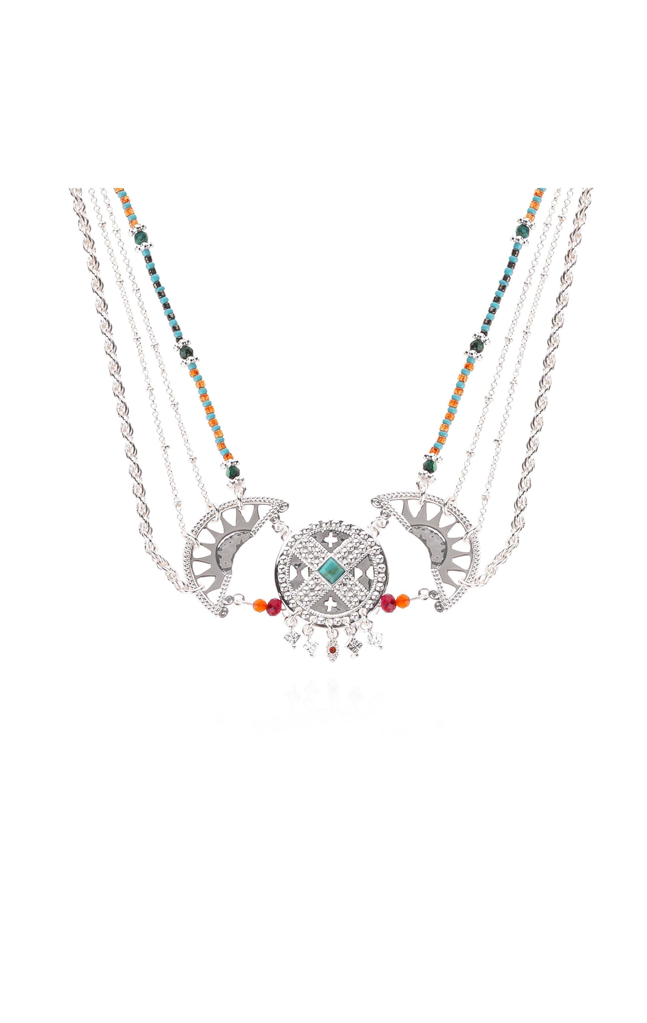  Collier Maraja Argenté