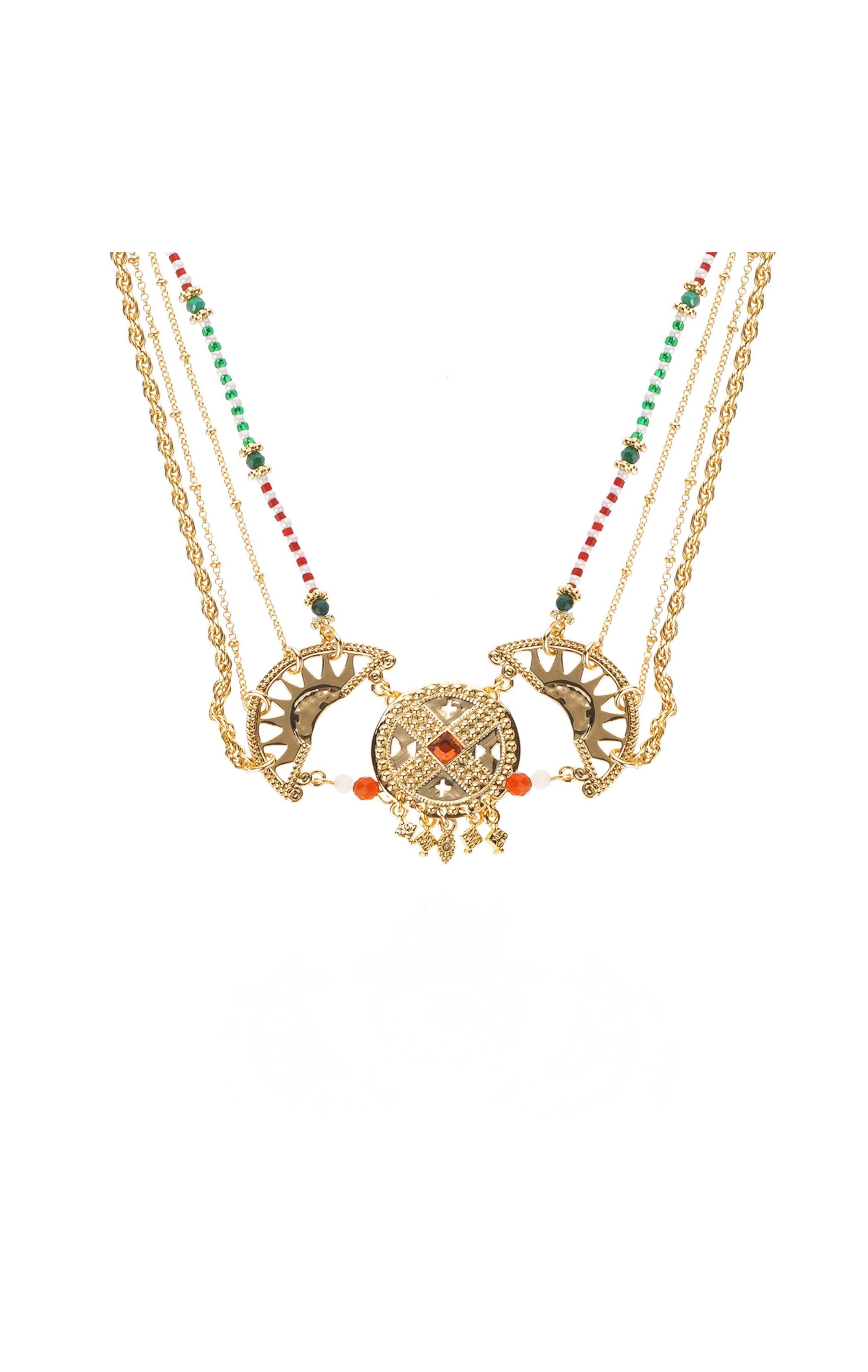  Collier Maraja Doré