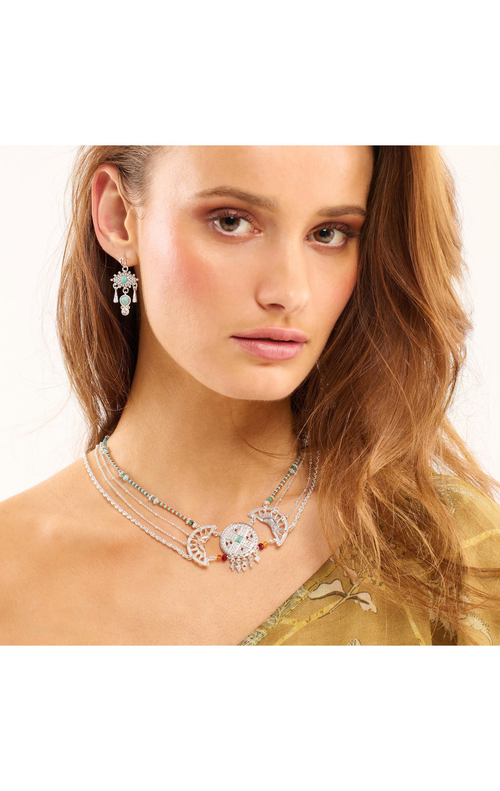  Collier Maraja Argenté