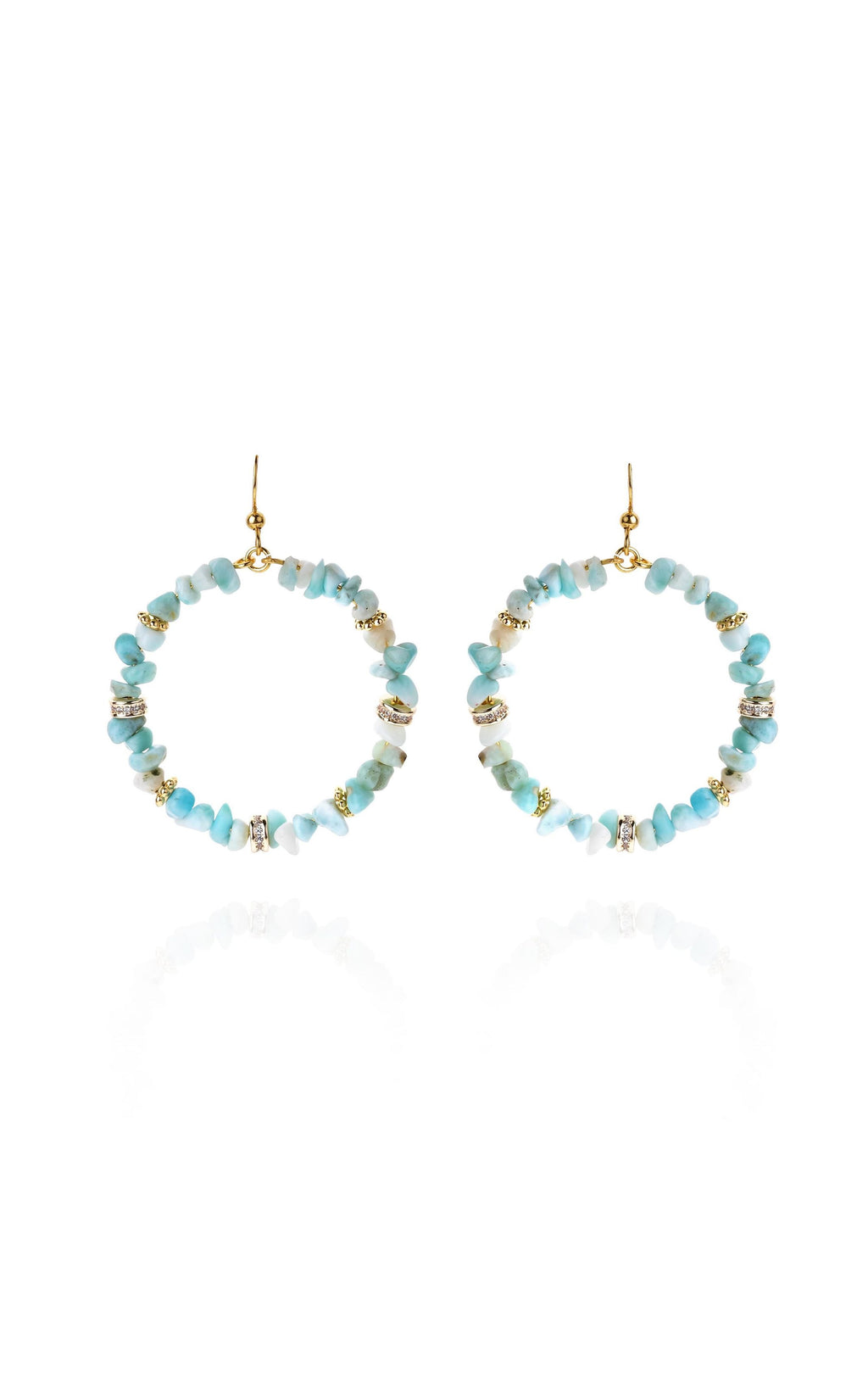  Boucles D'oreilles Martinika Turquoise