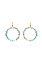  Boucles D'oreilles Martinika Turquoise