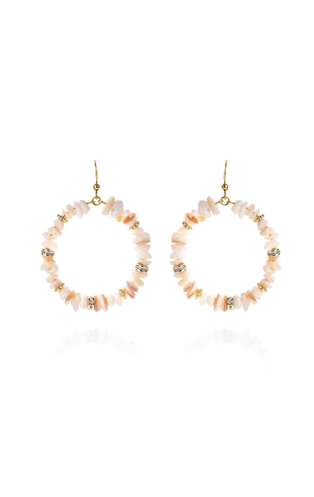  Boucles D'oreilles Martinika Blanc