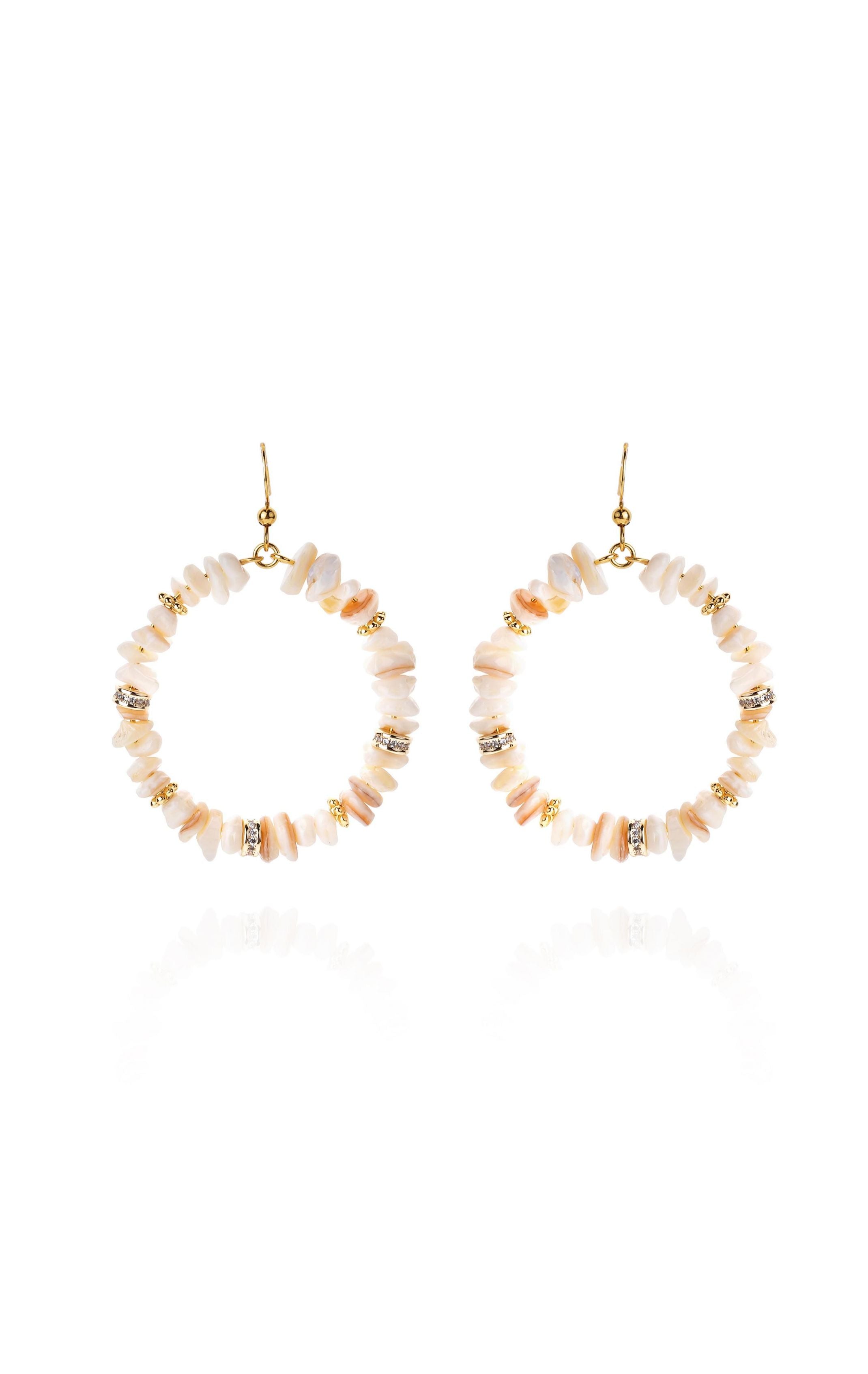  Boucles D'oreilles Martinika Blanc