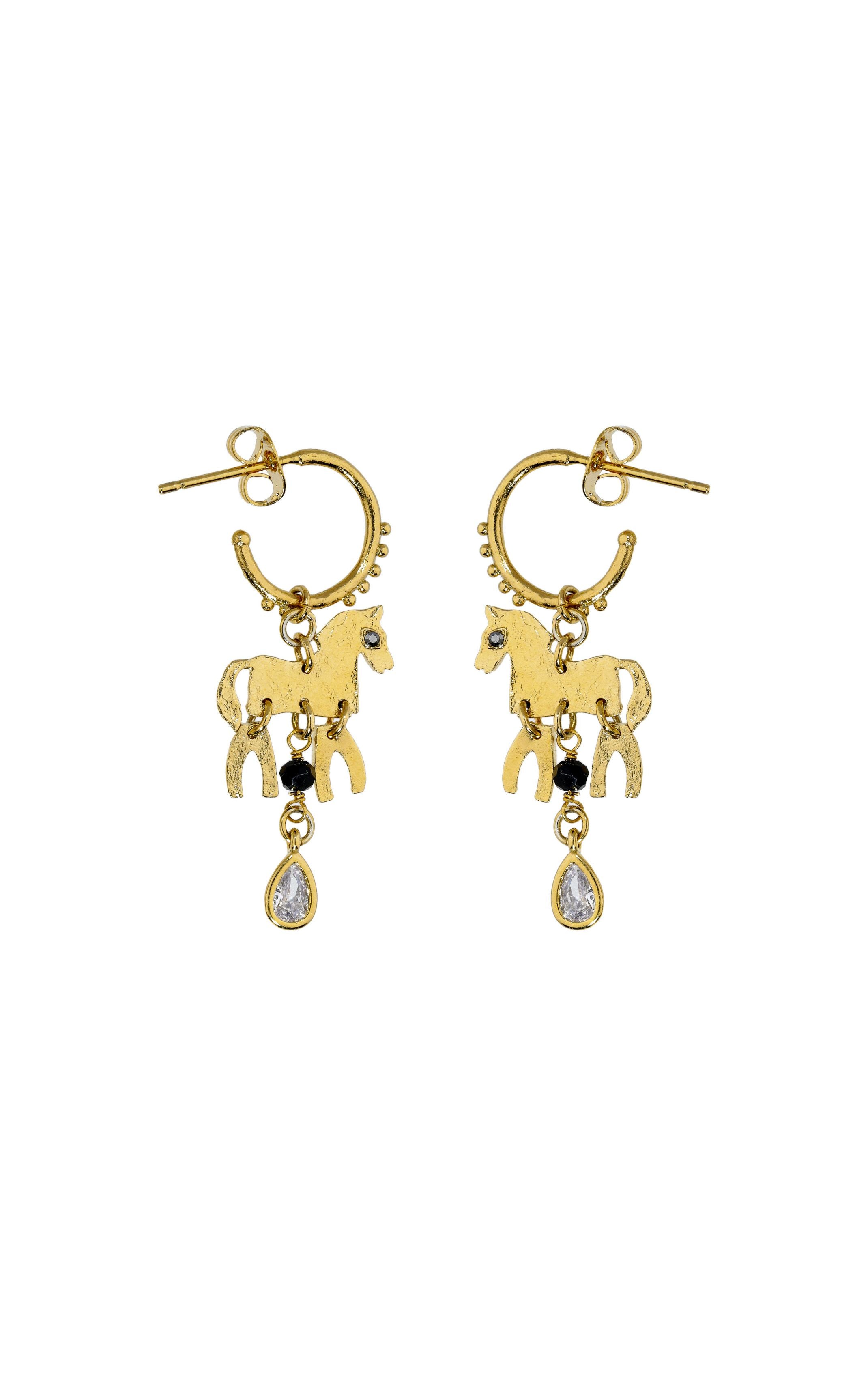  Boucles D'oreilles Mustang