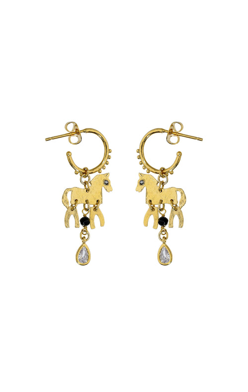  Boucles D'oreilles Mustang