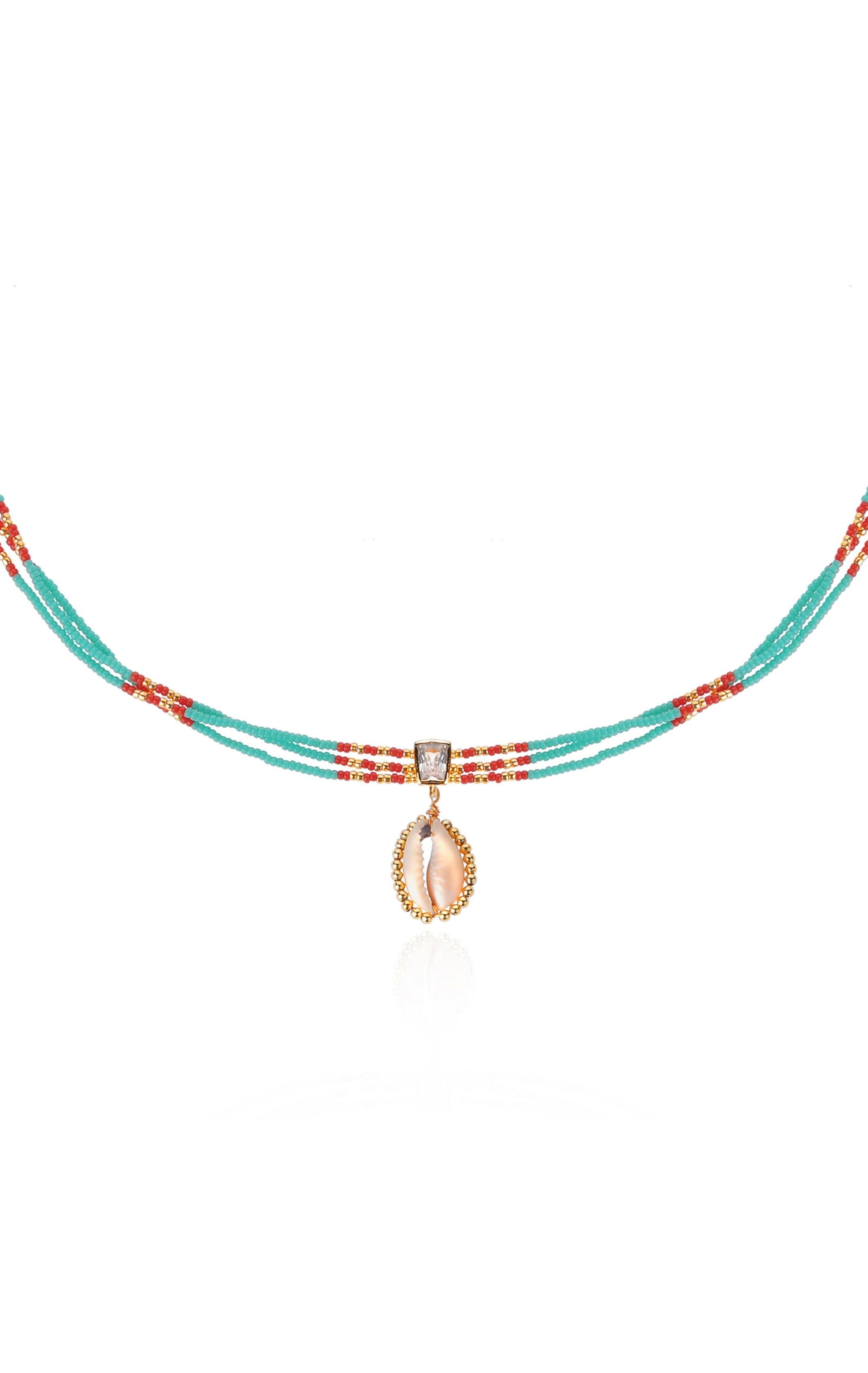  Collier Nymphe Turquoise