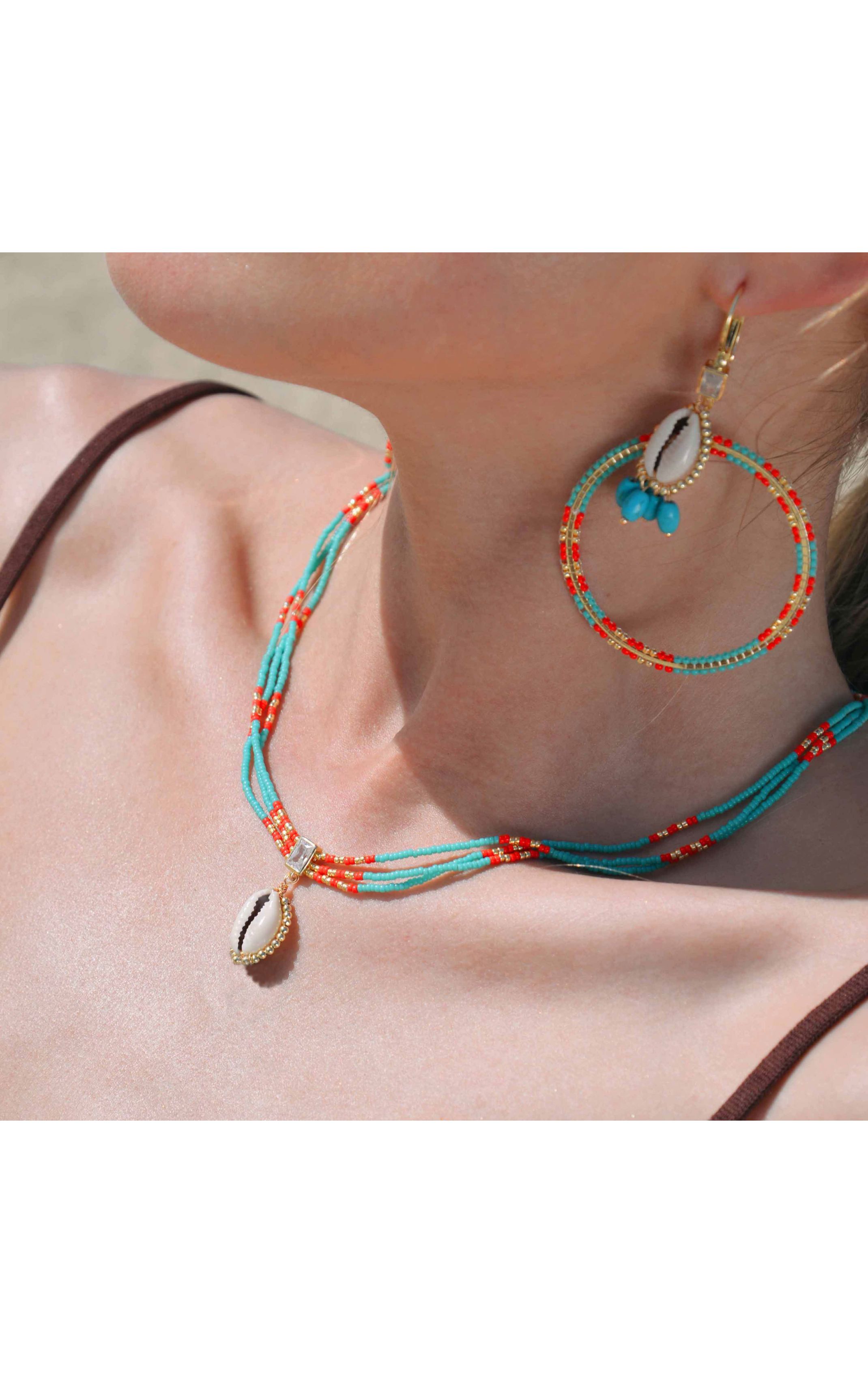  Collier Nymphe Turquoise