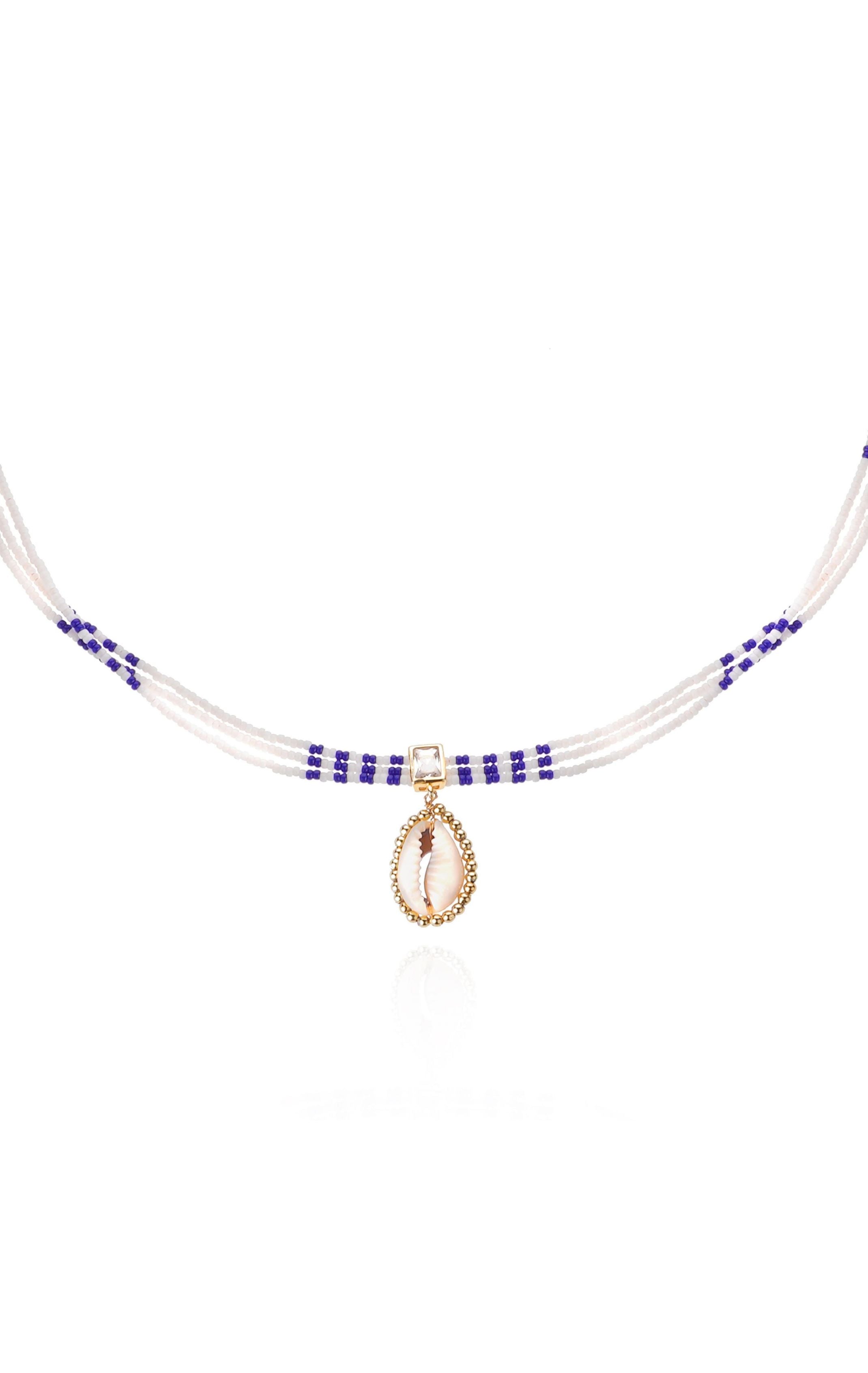  Collier Nymphe Blanc