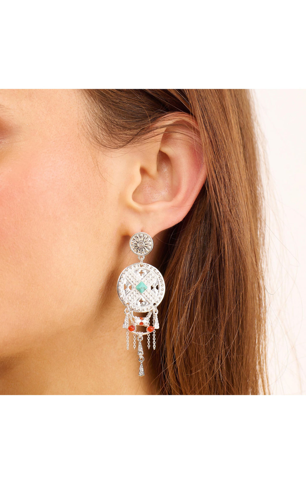  Boucles D'oreilles Paramor Argenté