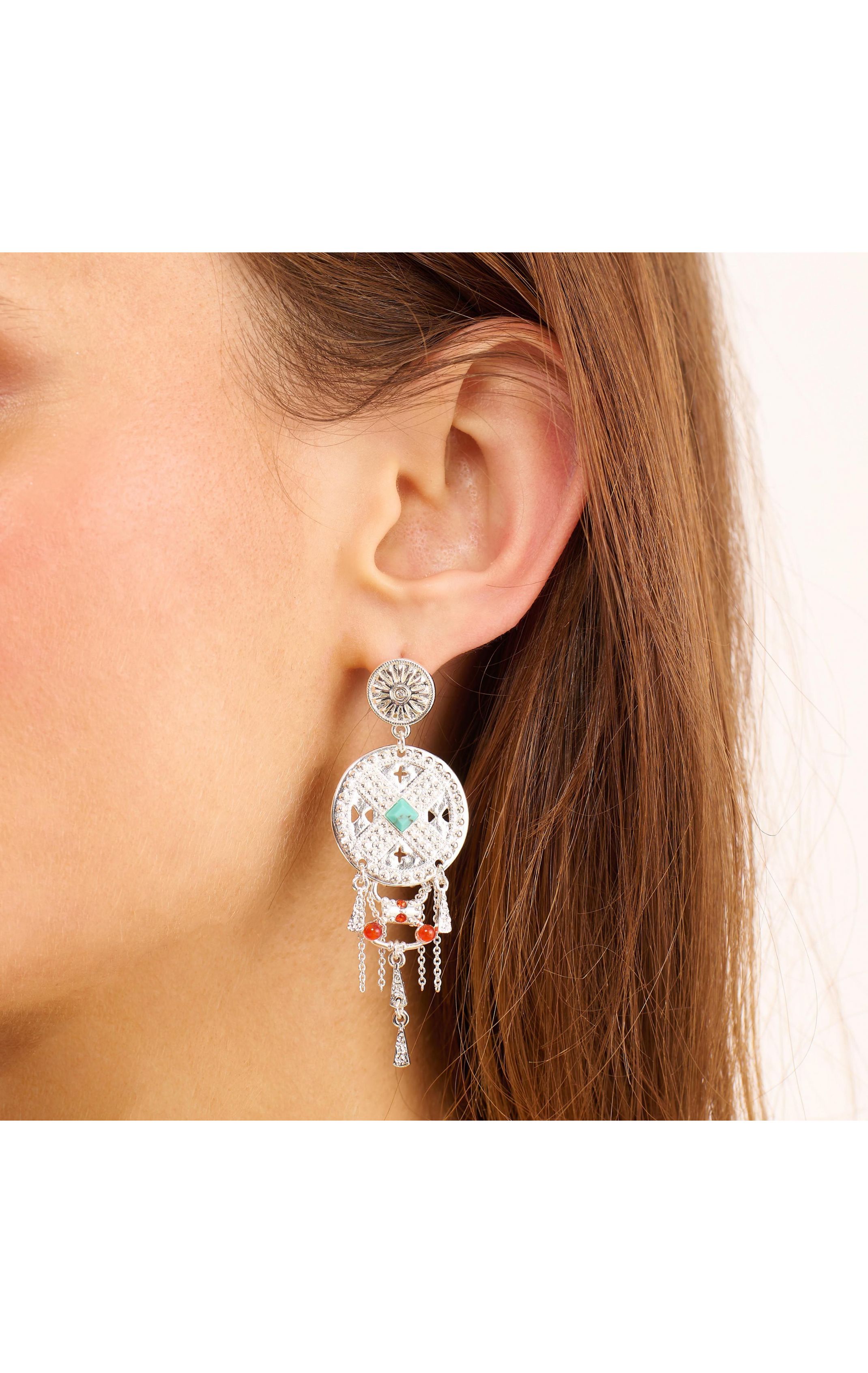  Boucles D'oreilles Paramor Argenté